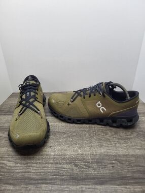On Cloud X 3 Running Shoes Hunter Lace Up Low Trainer Men's Size 10